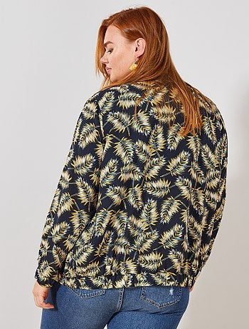 Bomber vaporosa de hojas - Kiabi