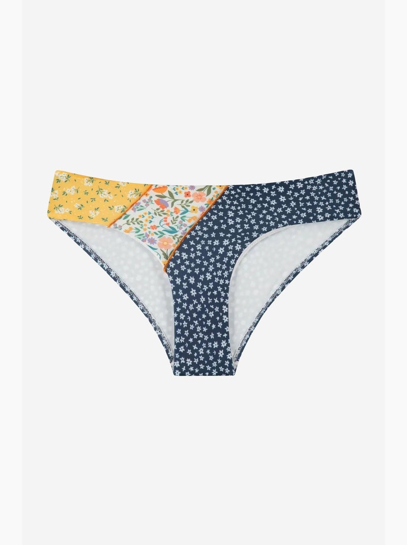 Bonita braga de bikini hipster floral penti Azul marino - Kiabi