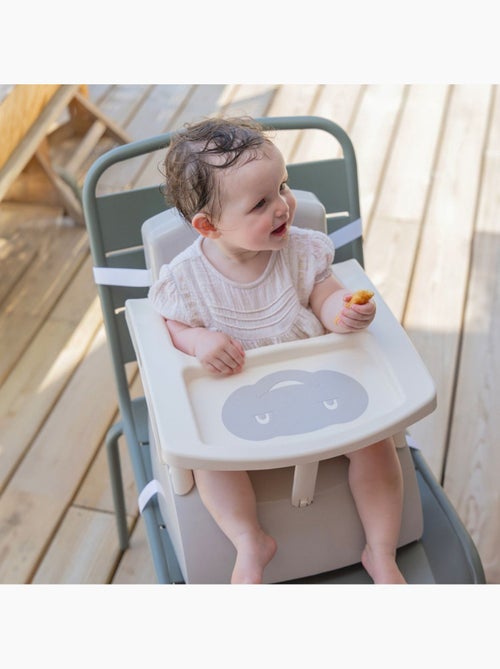 Booster 2 en 1 evolutivo para silla Thermobaby con bandeja antideslizante - Kiabi Booster 2 en 1 evolutivo para silla Thermobaby con bandeja antideslizante - Kiabi