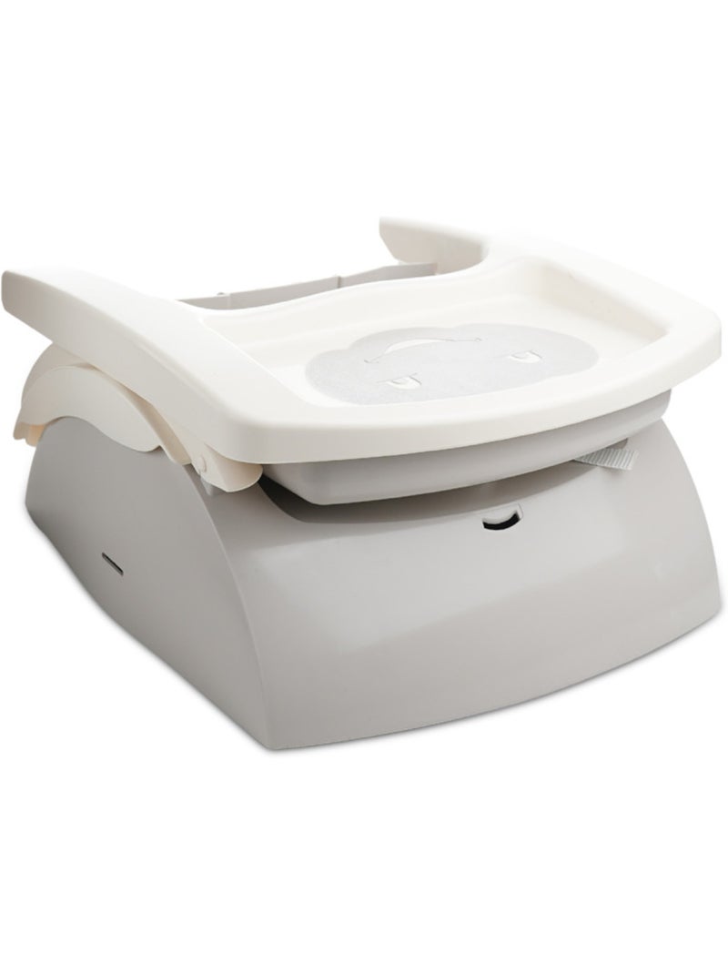 Booster 2 en 1 evolutivo para silla Thermobaby con bandeja antideslizante Gris - Kiabi