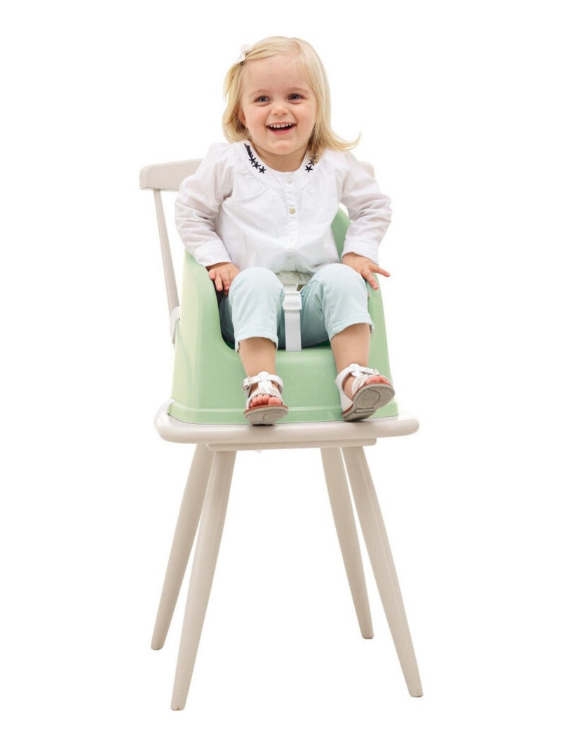Booster de silla monobloque Thermobaby Tudi con arnés de 3 puntos Verde - Kiabi