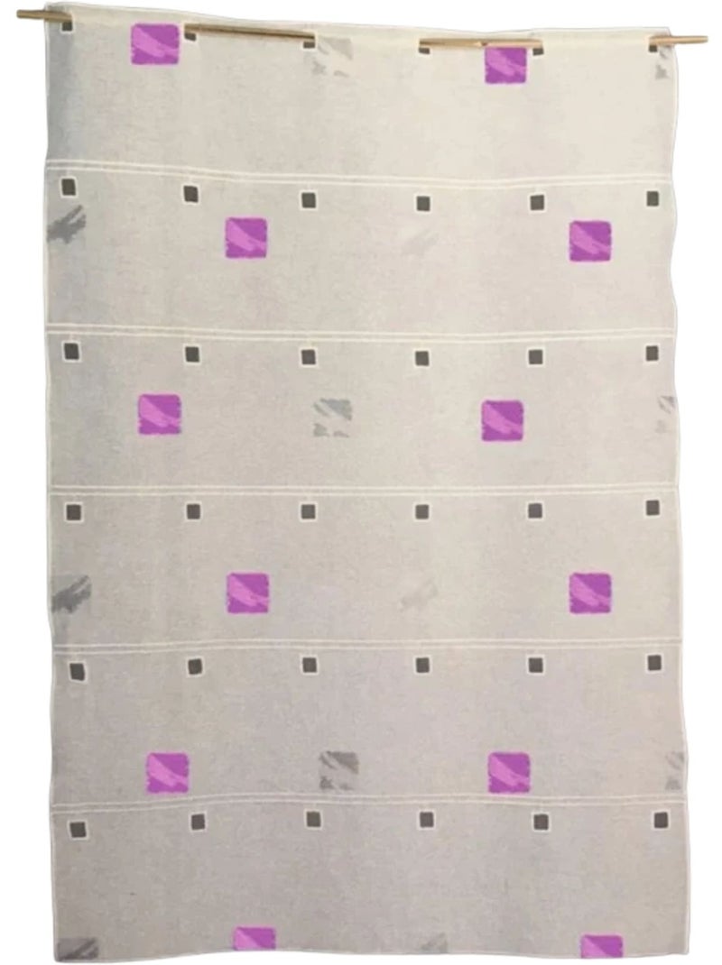 Bordado modulable de cuadrados de colores Rosa fucsia - Kiabi