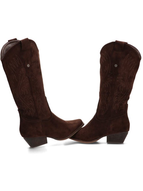 Bota Campero Mujer Tacón Medio - Buonarotti - Kiabi Bota Campero Mujer Tacón Medio - Buonarotti - Kiabi