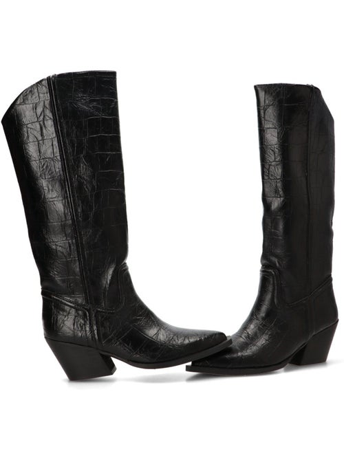 Bota campero mujer tacón medio - corina - Kiabi