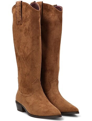 Bota Campero Mujer Tacón Medio - Etika