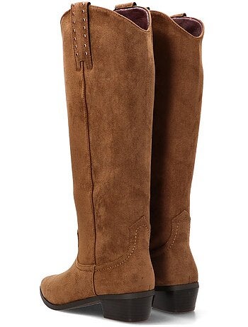 Bota Campero Mujer Tacón Medio - Etika