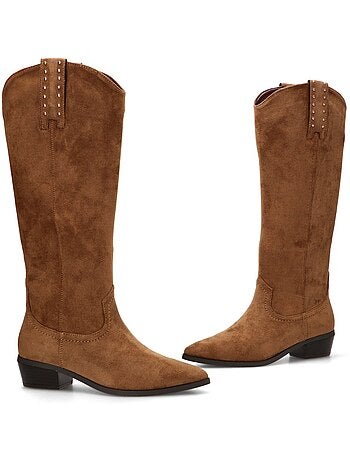 Bota Campero Mujer Tacón Medio - Etika
