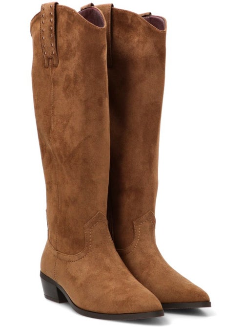 Bota Campero Mujer Tacón Medio - Etika - Kiabi