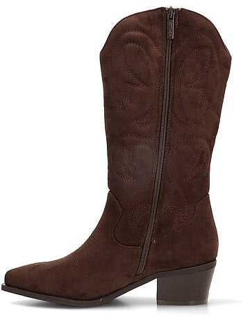 Bota campero mujer tacón medio - etika
