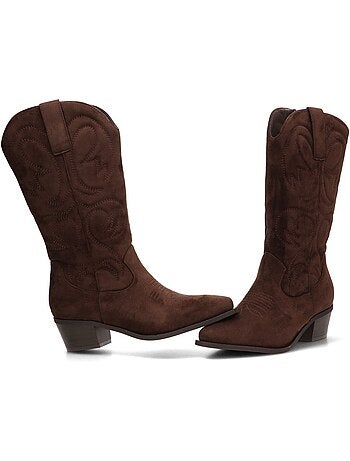 Bota campero mujer tacón medio - etika