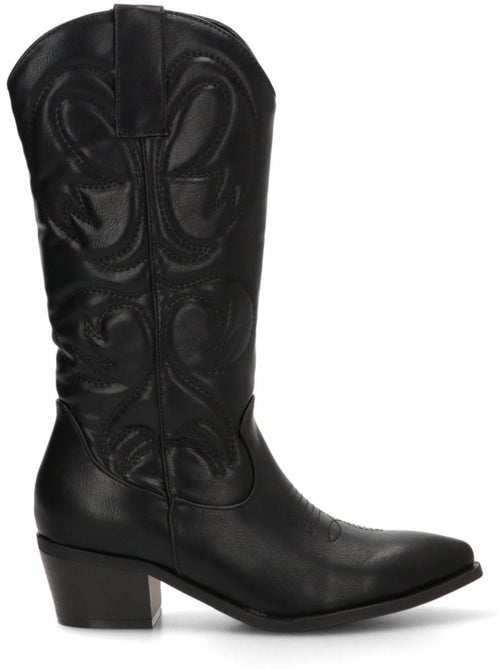 Bota campero mujer tacón medio - etika - Kiabi Bota campero mujer tacón medio - etika - Kiabi