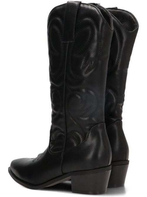Bota campero mujer tacón medio - etika - Kiabi Bota campero mujer tacón medio - etika - Kiabi