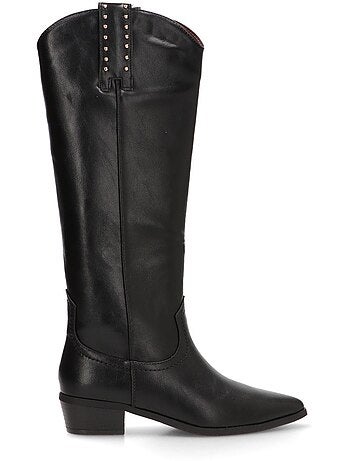 Bota Campero Mujer Tacón Medio - Etika