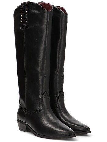 Bota Campero Mujer Tacón Medio - Etika