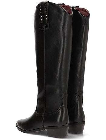 Bota Campero Mujer Tacón Medio - Etika