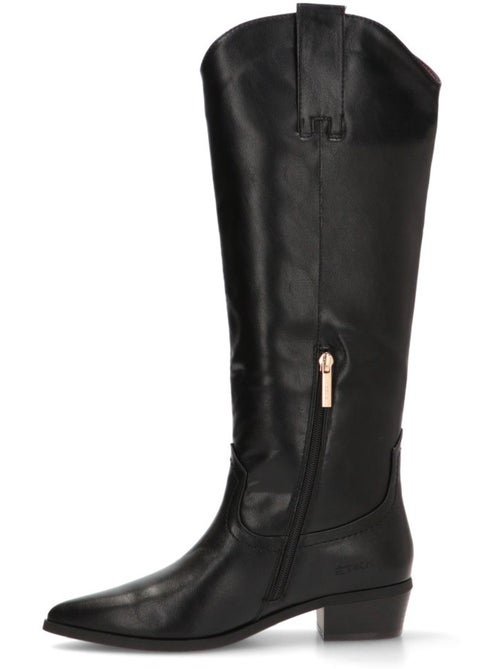 Bota Campero Mujer Tacón Medio - Etika - Kiabi