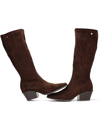 Bota campero mujer tacón medio - isteria
