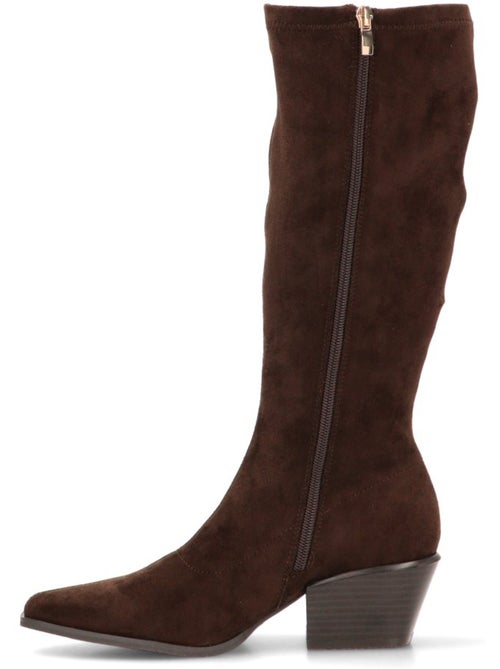 Bota campero mujer tacón medio - isteria - Kiabi Bota campero mujer tacón medio - isteria - Kiabi