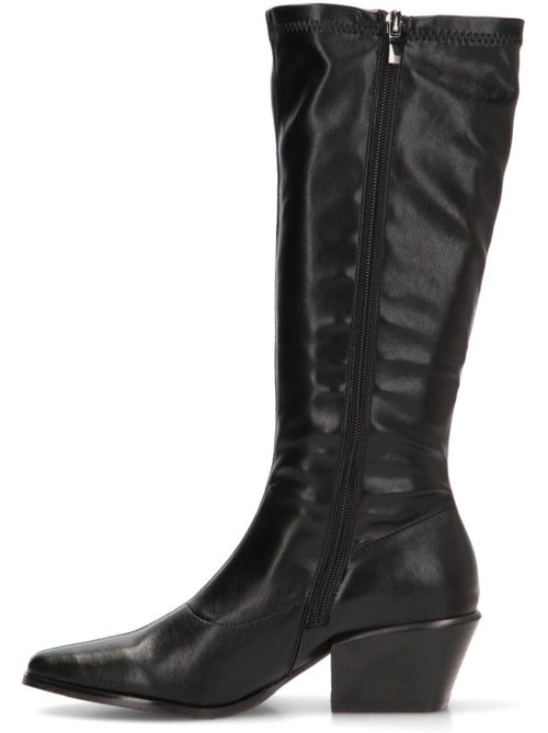 Bota campero mujer tacón medio - isteria - Kiabi