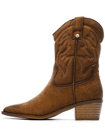 Bota Campero Mujer Tacón Medio - Modelo 144307