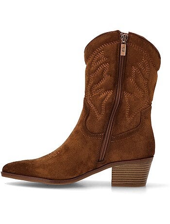 Bota Campero Mujer Tacón Medio - Modelo 144307