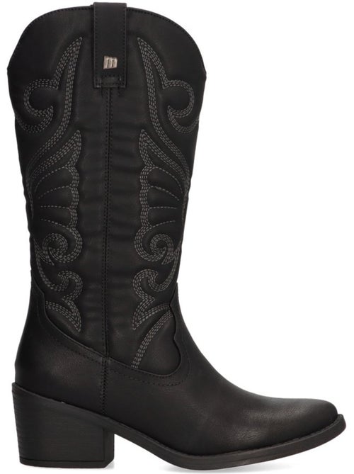 Bota campero mujer tacón medio - mustang - Kiabi Bota campero mujer tacón medio - mustang - Kiabi