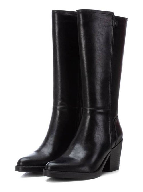 Bota campero mujer tacón medio - refresh - Kiabi Bota campero mujer tacón medio - refresh - Kiabi