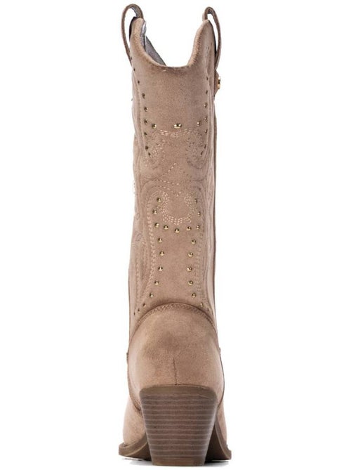 Bota campero mujer tacón medio - xti - Kiabi Bota campero mujer tacón medio - xti - Kiabi