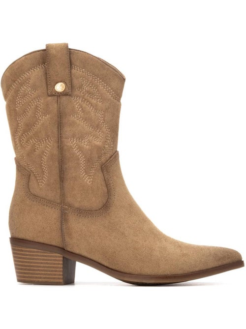 Bota campero mujer tacón medio - xti - Kiabi Bota campero mujer tacón medio - xti - Kiabi