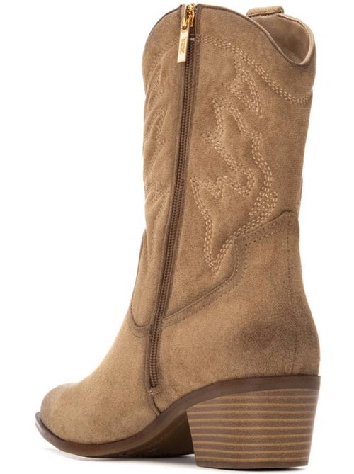 Bota campero mujer tacón medio - xti - Kiabi Bota campero mujer tacón medio - xti - Kiabi