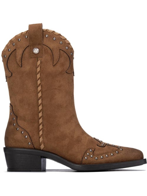 Bota campero mujer tacón medio - xti - Kiabi Bota campero mujer tacón medio - xti - Kiabi