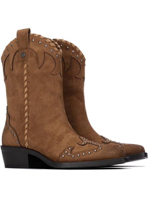 Bota campero mujer tacón medio - xti - Kiabi Bota campero mujer tacón medio - xti - Kiabi