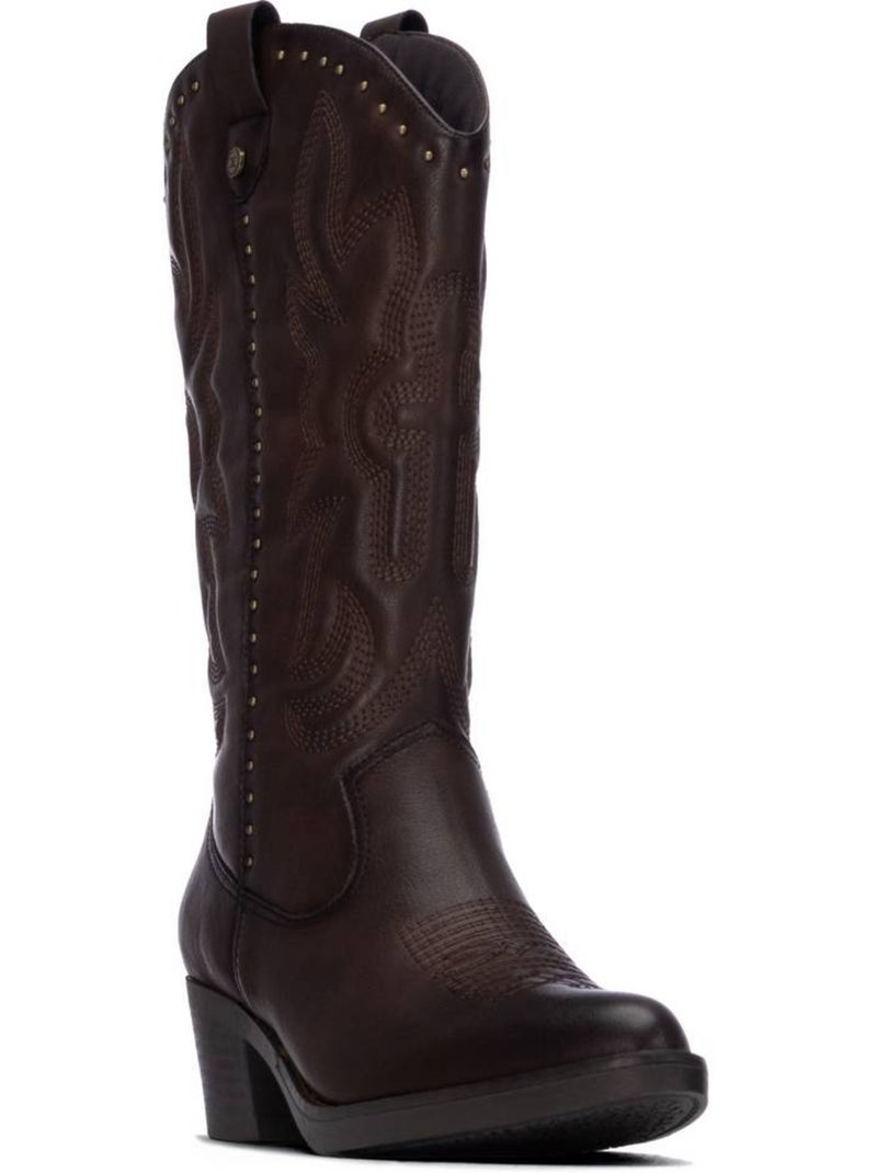 Bota campero mujer tacón medio - xti Marrón - Kiabi