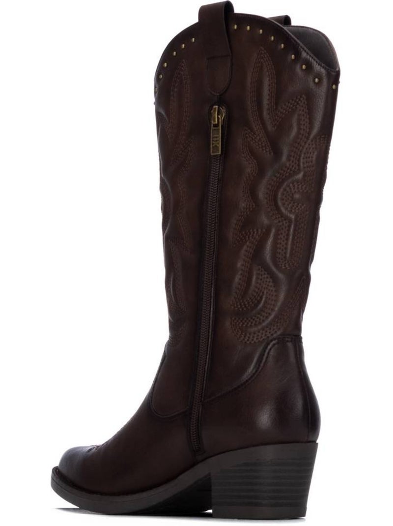 Bota campero mujer tacón medio - xti Marrón - Kiabi