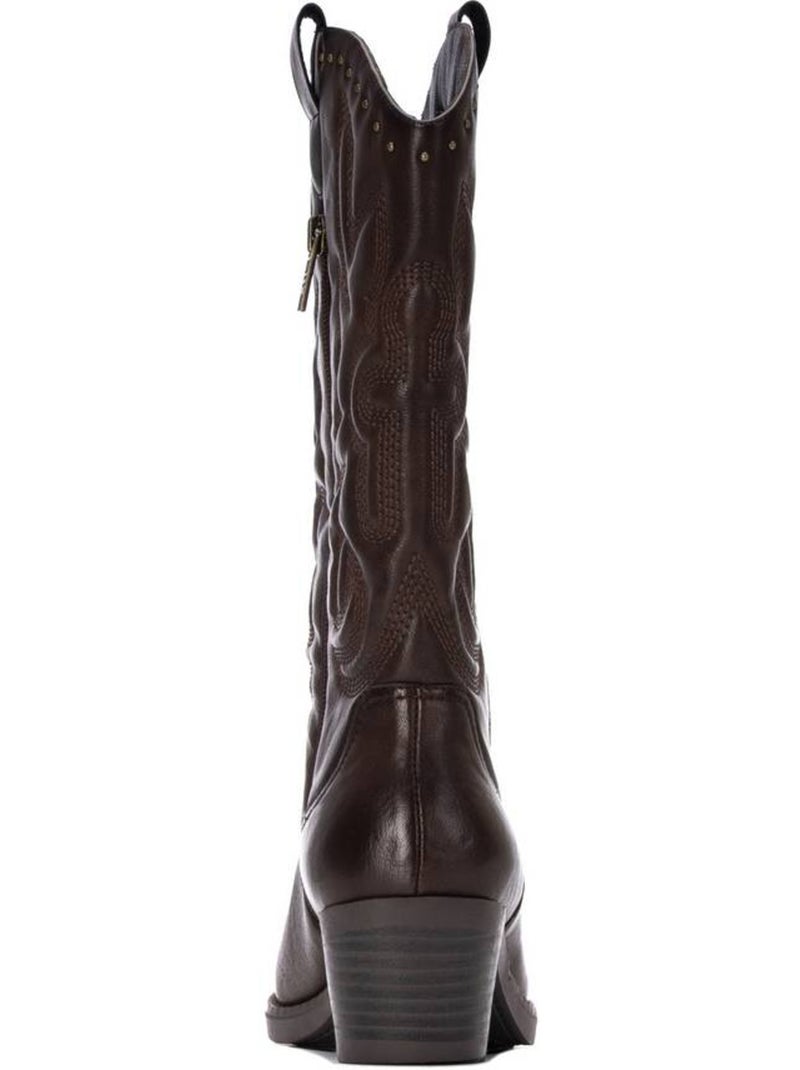 Bota campero mujer tacón medio - xti Marrón - Kiabi