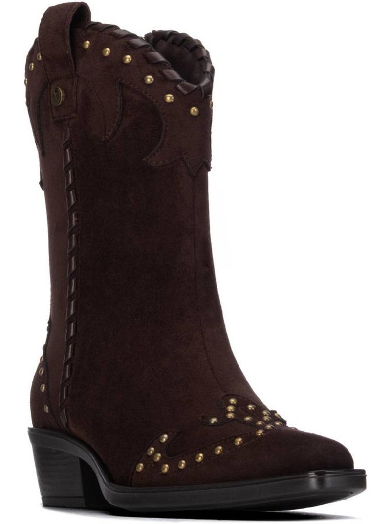 Bota campero mujer tacón medio - xti Marrón - Kiabi