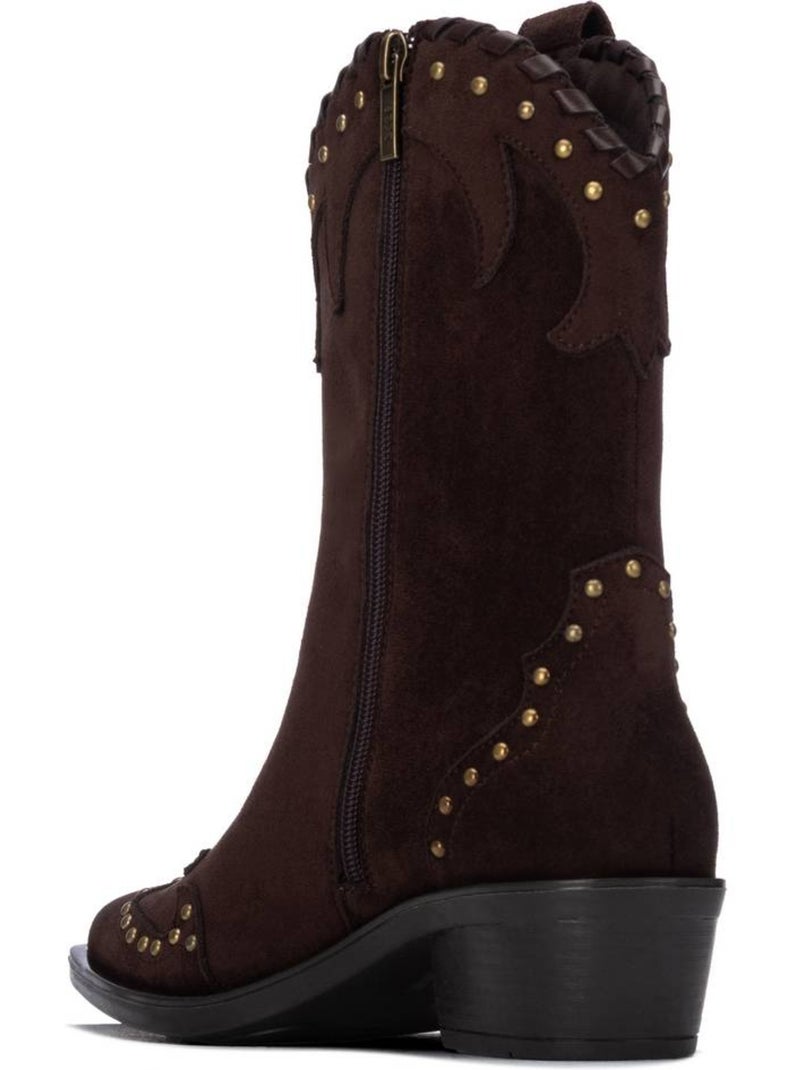 Bota campero mujer tacón medio - xti Marrón - Kiabi