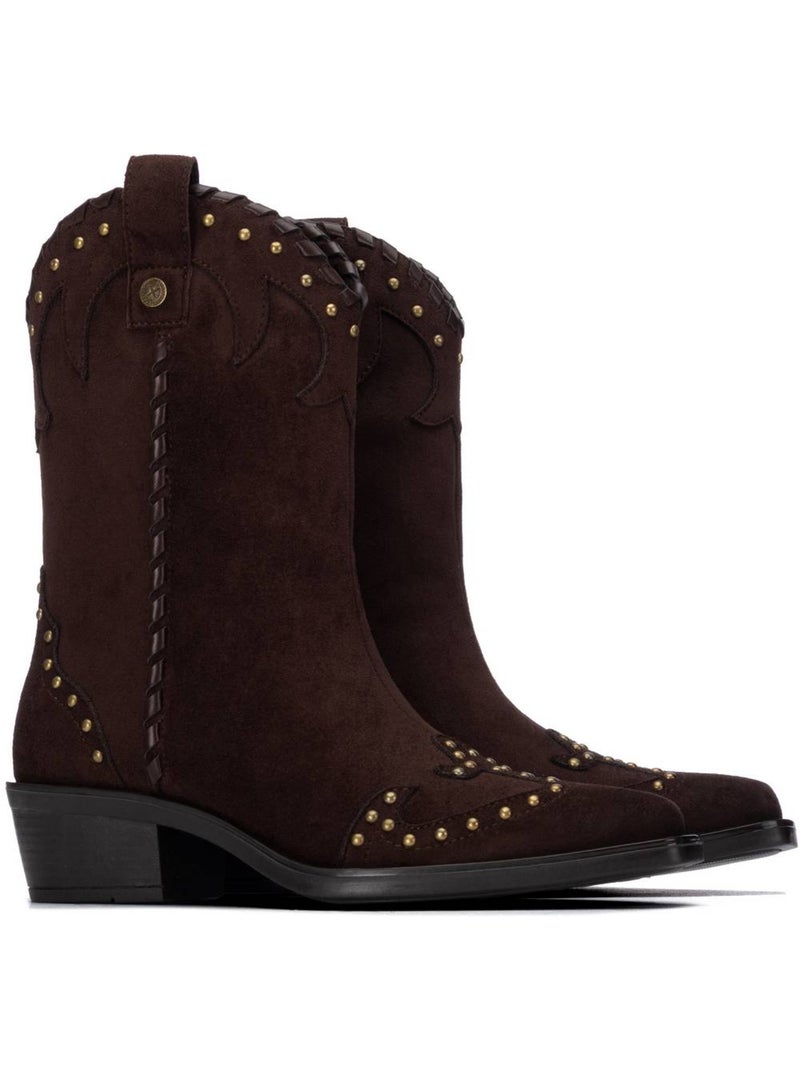 Bota campero mujer tacón medio - xti Marrón - Kiabi