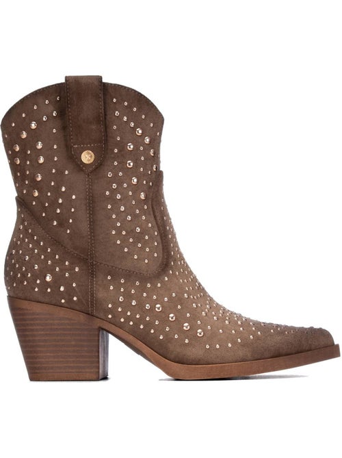 Bota campero mujer tacón medio - xti - Kiabi Bota campero mujer tacón medio - xti - Kiabi