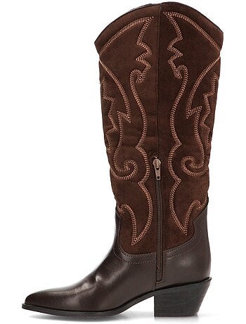 Bota campero mujer tacón medio - yulia