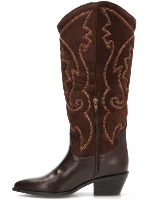 Bota campero mujer tacón medio - yulia - Kiabi Bota campero mujer tacón medio - yulia - Kiabi