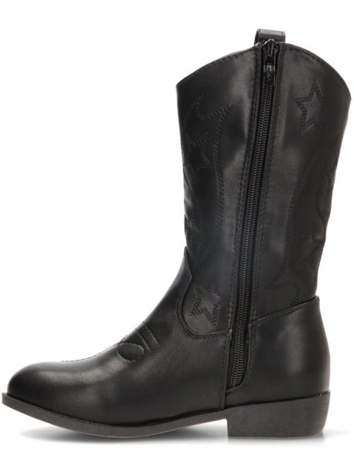 Bota campero niña tacón medio - etika - Kiabi
