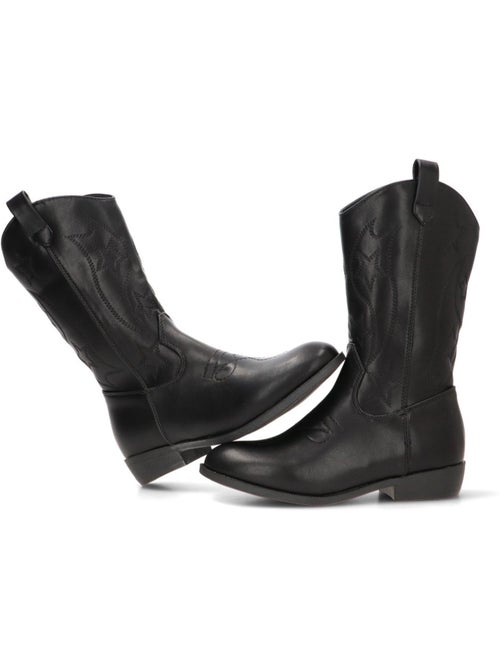 Bota campero niña tacón medio - etika - Kiabi
