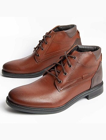 Bota Casual Cuero Purapiel