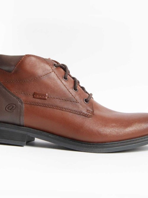 Bota Casual Cuero Purapiel - Kiabi