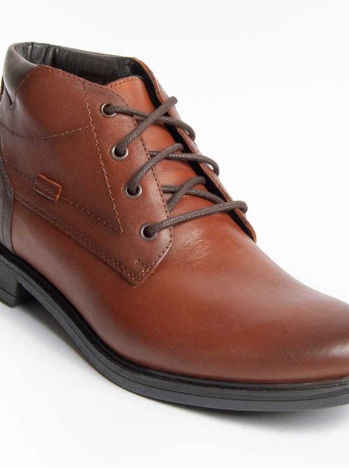 Bota Casual Cuero Purapiel - Kiabi