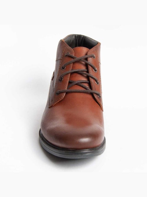 Bota Casual Cuero Purapiel - Kiabi