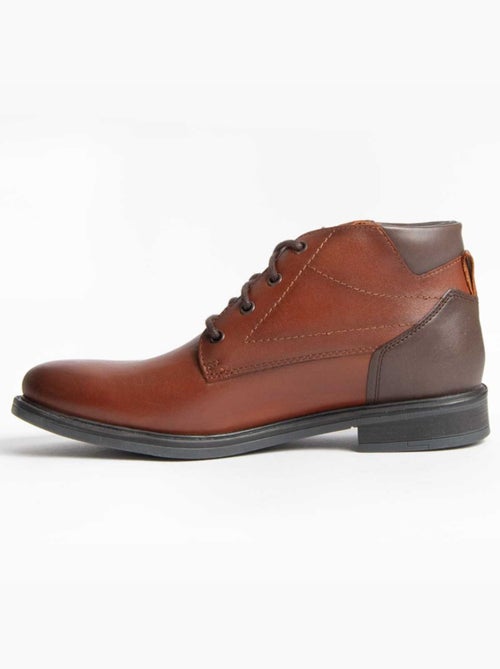 Bota Casual Cuero Purapiel - Kiabi