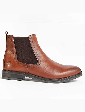 Bota Casual Cuero Purapiel