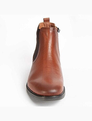 Bota Casual Cuero Purapiel